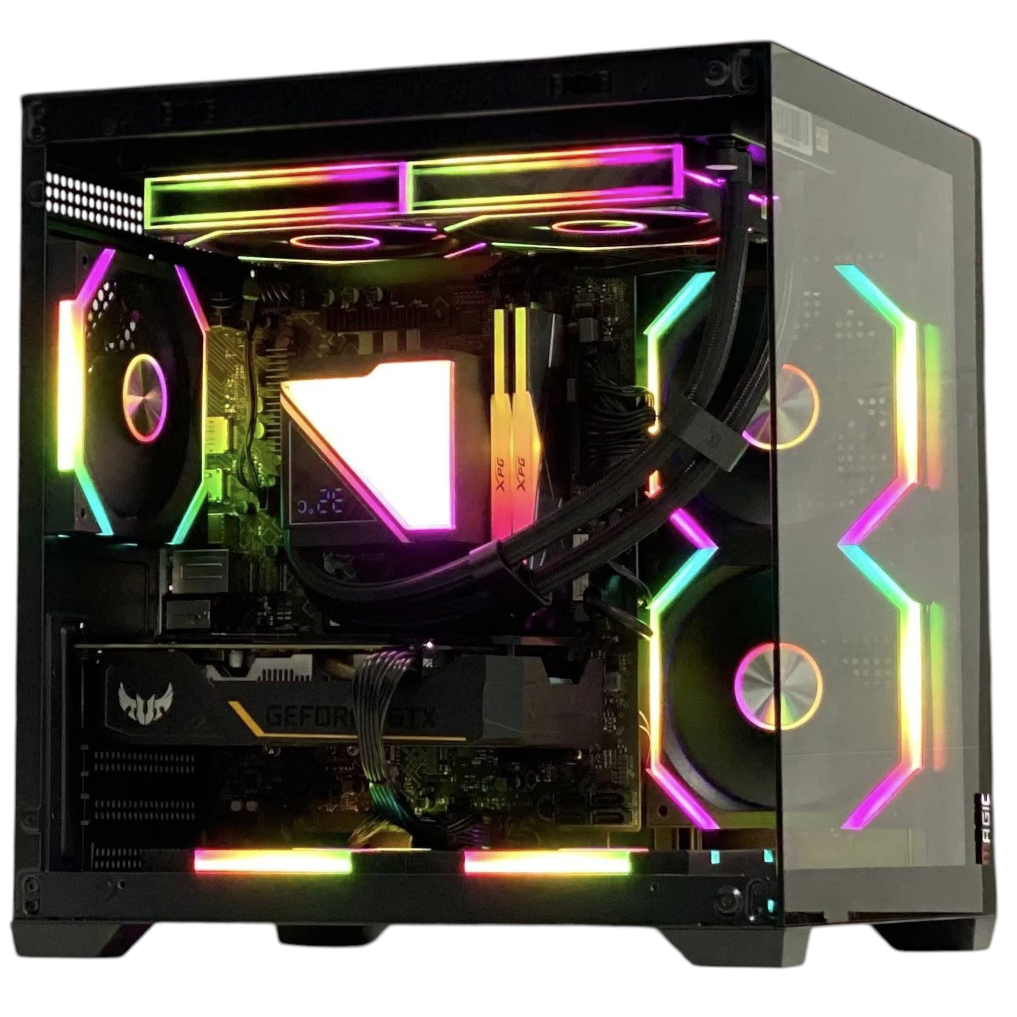 PC Gaming HMPC Aqua Pic | Intel Core I5 12400F \ GTX 1660 Super 2ND \ B760 \ RAM 16GB \ SSD 256GB